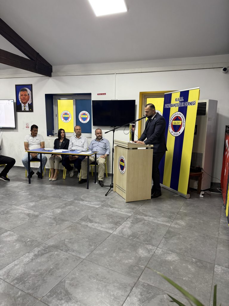 KKTC Fenerbahçeliler Derneği’nde Tolga Ahmet Raşit yeniden başkan seçildi