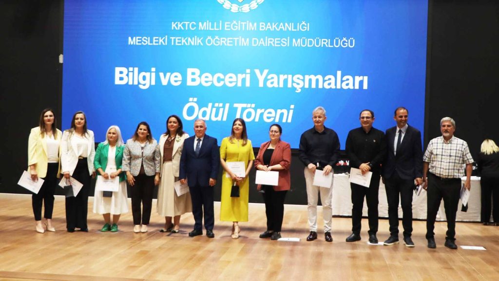 Meslek Liseleri Arası Bilgi ve Beceri Yarışmaları ödül töreni yapıldı