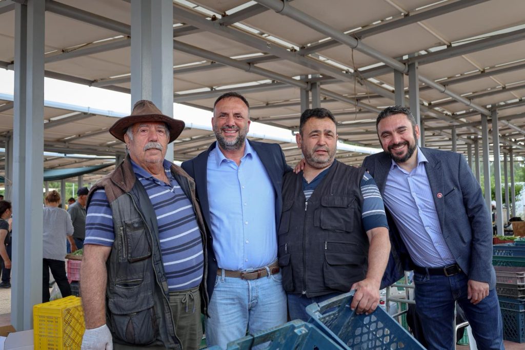 Çeler, Güzelyurt açık pazarı ve çarşısını ziyaret etti