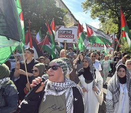 Berlin’de Filistin’e destek gösterisi düzenlendi
