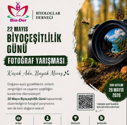 Biyologlar Derneği, 22 Mayıs Biyoçeşitlilik Günü dolayısıyla fotoğraf yarışması düzenleyecek