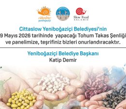 Cittaslow Yeniboğaziçi Belediyesi Tohum Takas Şenliği 9 Mayıs’ta