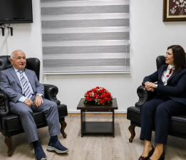 CTP Genel Başkanı İncirli eski TBMM Başkanı Çiçek ile görüştü