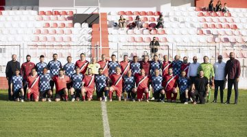 Cumhuriyet Meclisi ile Çatalköy Esentepe Belediyesi futbol takımlarından dostluk maçı