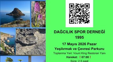 Dağcılık Spor Derneği tarafından pazar günü Yeşilırmak ve çevresinde yürüyüş düzenlenecek