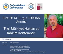 DAÜ’de “Fikri Mülkiyet Hakları ve Tahkim” konferansı düzenleniyor