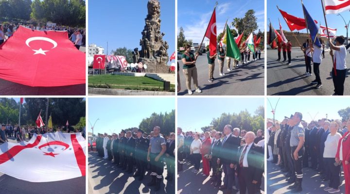 Gazimağusa’da 19 Mayıs törenle kutlandı