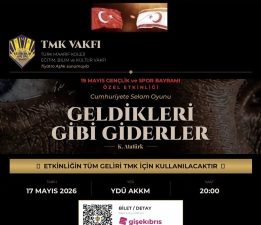 “Geldikleri Gibi Giderler” TMK için sahnelenecek