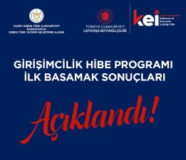 Girişimcilik Hibe Programı ilk basamak sonuçları açıklandı