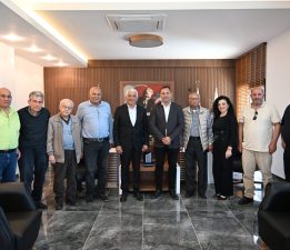 Güzelyurt Belediye Başkanı Özçınar, KTSYD ile görüştü