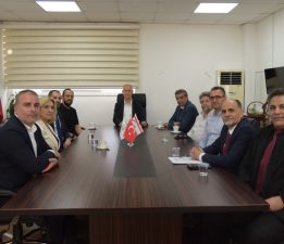 Hasipoğlu, turizm örgütü temsilcileriyle görüştü