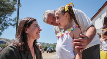 İncirli, Yeşilırmak Çilek ve Kıbrıs İpek Koza Festivali’ni ziyaret etti
