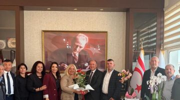 KKTC Adanalılar Kültür Dayanışma ve Aktivite Derneği heyeti Tuğlu’yu ziyaret etti