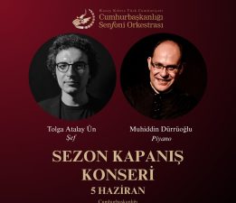 KKTC CSO’nun sezon kapanış konseri, 5 Haziran Cuma günü Cumhurbaşkanlığı Mavi Salon’da