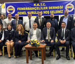 KKTC Fenerbahçeliler Derneği’nde Tolga Ahmet Raşit yeniden başkan seçildi