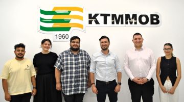 KTMMOB Genel Başkanı Çelik, Gençlik Federasyonu heyetiyle görüştü
