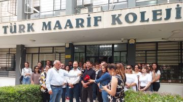 KTOEÖS, TMK’da basın açıklaması yaptı: “Öğretmen hakkında soruşturma başlatılmalı”