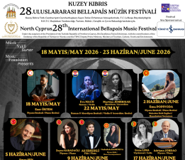 Kuzey Kıbrıs Uluslararası Bellapais Müzik Festivali pazartesi günü başlıyor