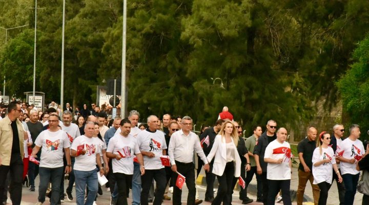 Lefkoşa’da 19 Mayıs kortej yürüyüşü yapıldı