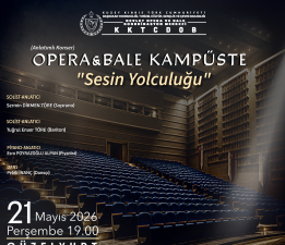 “Opera & Bale Kampüste – Sesin Yolculuğu” konseri ODTÜ Kuzey Kıbrıs Kampüsü’nde sahnelenecek