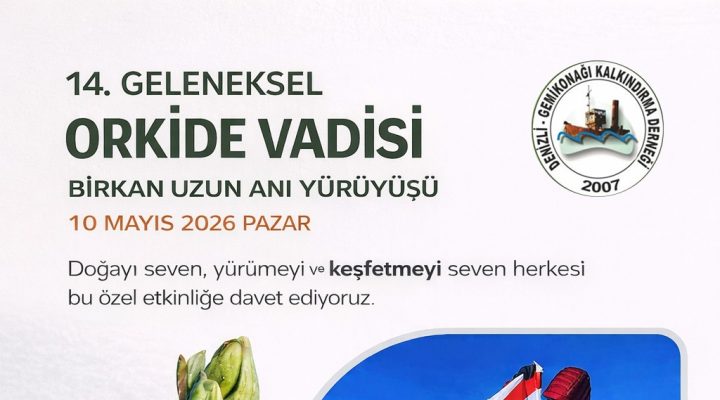 Orkide Vadisi Gözlem Yürüyüşü pazar günü Birkan Uzun anısına yapılacak