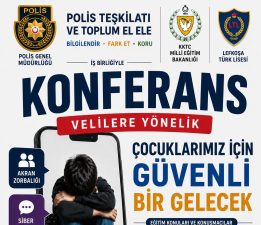 Polis, “Güvenli Okul Projesi” kapsamında velilere yönelik konferans düzenliyor