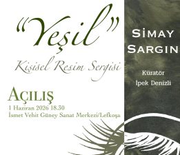 Simay Sergın’ın ilk kişisel sergisi pazartesi açılıyor