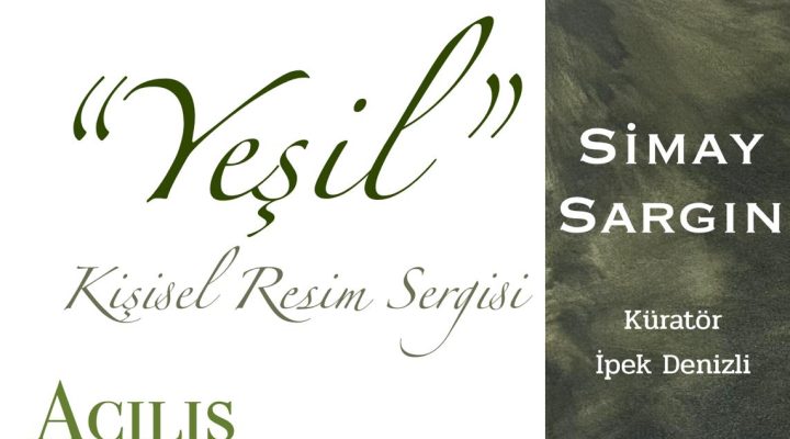 Simay Sergın’ın ilk kişisel sergisi pazartesi açılıyor