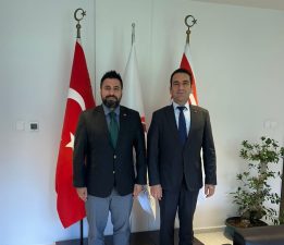 TC Lefkoşa Büyükelçiliği İletişim Müşaviri Şehitoğlu mezunu olduğu UKÜ’yü ziyaret etti
