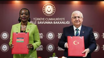 Türkiye ile Kenya arasında savunma işbirliği anlaşması imzalandı