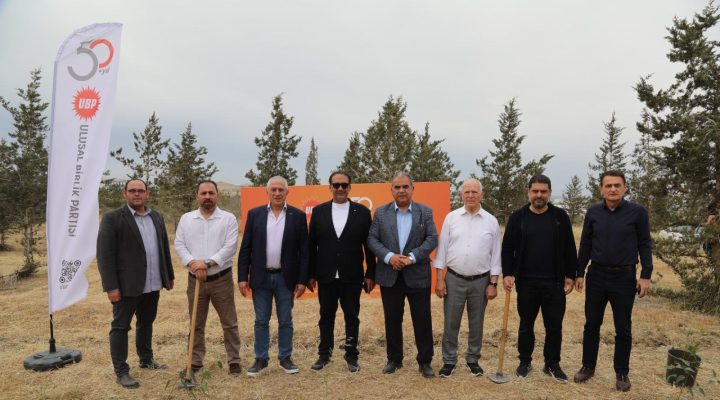 UBP’nin kuruluş yıl dönümü kapsamında “fidan dikimi” etkinliği yapıldı