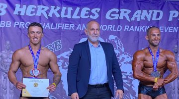 Vücut geliştirme sporcuları Makedonya’da başarılı sonuçlar aldı