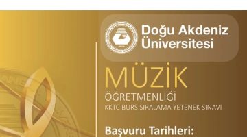 DAÜ Müzik Öğretmenliği Programı Yetenek Sınavı 17-20 Haziran tarihleri arasında yapılacak