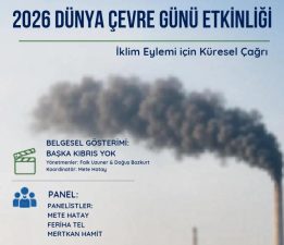 DAÜ’de Çevre Günü kapsamında “Bir Başka Kıbrıs Yok” belgesel gösterimi ve panel düzenleniyor