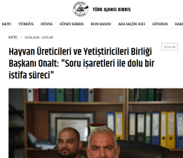 TAK’tan Hayvan Üreticileri ve Yetiştiricileri Birliği’nin iddialarına yanıt