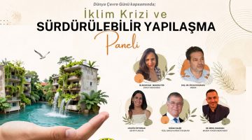 Yeşil Barış Hareketi ile Mimarlar Odası Dünya Çevre Günü nedeniyle panel düzenleyecek